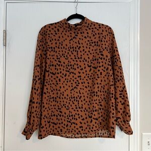 Leopard Print Blouse